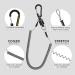 SlimFly Fly Fishing Landing Net - Soft Rubber Mesh Trout Net with Catch and Release Feature - Black Magnet/Square Head Design - Small Holes for Gentle Fish Handling - Buy Online on SooperMarket.com