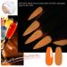 YTD Likomey Glow in the Dark Gel Nail Polish 15ml Neon Orange - Luminous UV Manicure Gel for Fluorescent Bright Nails | 0.50 Fl Oz - Buy Online on SooperMarket.com