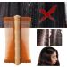 AMZLORD Lice Comb Flea Lice Removal Comb Double-sided Hair Nit Comb Fine Tooth Hair Grooming Comb Bamboo Shape for Cats Dogs Orange - Buy Online on SooperMarket.com