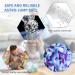 Astro Jump Ball Set - 4 Moon Bouncy Balls for Kids | Space Theme 7cm High Jump Rubber Balls | Perfect Gift for Children - Buy Online on SooperMarket.com