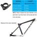 ODIER Quick Release Seatpost Clamp 31.8mm/34.9mm - Black | MTB & Road Bike Seatpost Clamp - Buy Online on SooperMarket.com