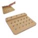 Finger Exerciser Board Flexible Fine Wood Insert Board with Screw Twisting Exercise Hand Rehabilitating Device for Fingers