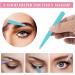 6-Piece Professional Stainless Steel Tweezers Set in Pink Leather Case - Buy Online on SooperMarket.com