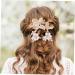 MUSISALY 1 Set Leaves and Flowers Hair Comb Flower Headpieces for Women Bride Hair Comb Wedding Hair Comb Womens Headpiece Girl Headpiece Hair Accessories for Women Flower Hair Accessories - Buy Online on SooperMarket.com