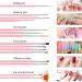 Nail Pen Designer Stamp Nail Art Tool with 15pcs Nail Painting Brushes Nail Dotting Tool Nail Foil Manicure Tape Color Rhinestones for Nails - Buy Online on SooperMarket.com