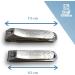 Wolf & Griffin Ultimate Precision 2-Piece Nail Clipper Set - Stainless Steel Professional Kit for Fingernails & Toenails - Men & Women - Buy Online on SooperMarket.com