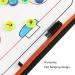 Wrzbest Ice Hockey Coaching Board - Zipper Closure, Strategy Tactics Clipboard for Coach Game Planning with Player Markers - Buy Online on SooperMarket.com