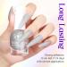 MIZHSE 15ML Quick Dry Holographic Nail Polish Shimmer Glitter Nail Polish Varnish Magic Colour Change Iridescent Nail Lacquer Long Lasting No Need Lamp Cure 001 LSZJY001 - Buy Online on SooperMarket.com