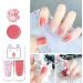 2 In 1 Pink Glitter Nail Polish Nail Varnish Set Peel off Coral Pink Quick Dry Long Lasting Kids Nail Polish Holographic Water Based Formula No UV Needed Non-toxic for Girls DIY Nail Art at Home - Buy Online on SooperMarket.com