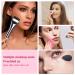 BS-MALL Foundation Makeup Brush Set | 3 Makeup Sponge Blenders | Silver & Pink | International Shipping - Buy Online on SooperMarket.com