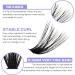 240PCS D Curl 12-16mm Individual Cluster Lashes Extensions for 3D Effect and DIY Eyelash Extensions - RR-12-16mm 3D Clusters+40D-0.07-D - Buy Online on SooperMarket.com