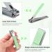 Jupeli Nail Set - Professional Pedicure & Manicure Kit for Men | Stainless Steel Nail Clippers & Grooming Tools - Perfect Valentine s Day & Christmas Gift (Green) - Buy Online on SooperMarket.com