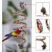 Aedcbaide Bird Parrots Toys 2 Pack Parakeet Parrot Swing Chewing Hanging Toys with Bell 59inch Bird Cotton Rope and 7Inch Diameter Bird Hanging Swing for Budgie Cockatiels Conures Finches - Buy Online on SooperMarket.com