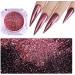 Rose Gold Nail Art Mirror Effect Powder Glitter Manicure Pigment Dust Decoration DIY Manicure 1g/Bottle - Buy Online on SooperMarket.com