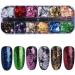 Nails Rhinestones Professional Nail Decoration 12 Grid Nail Crystals Gems for Women Girl Nails Stud Foil for Nails Art Craft DIY(Irregular Shape) - Buy Online on SooperMarket.com