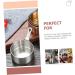 PRETYZOOM 4pcs Stainless Steel Sauce Cup Dipping Bowls with Handle Chip and Dip Bowl Stainless Steel Dipping Bowls BBQ Sauce Bowl Pudding Cups Mini Sauce Seasoning Cup Household 10x6cmx4pcs Silverx4pcs - Buy Online on SooperMarket.com