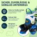Buy Hudora My First Quad Roller Skates for Kids - Adjustable Sizes & Colors - High-Quality Safe Lightweight & Ideal for Children up to 20kg - Buy Online on SooperMarket.com