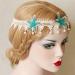 Boho Wedding Flower Head Wreath Mermaid Sea Star Hair Accessory - Color 2-Lace St - Buy Online on SooperMarket.com