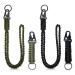ROXNVM Paracord Key trailer with carabiner 4 pieces of key rings Paracord Lanyard paracord trailer for key knives outside camping hiking backpack fit men woman