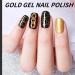 Crackle Nail Polish Egg Shell Gel Black Speckle Nail Polish Quick Dry & Long Lasting Nail Varnish Nail Art DIY at Home (GoldPrimer) - Buy Online on SooperMarket.com
