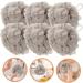 Angoily 6pcs Travel Bath Ball - Exfoliating Loofah with Case | Adult Bath Sponge for Daily Use | Mesh Shower Sponge - Buy Online on SooperMarket.com