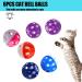 QIODAZOO 12PCS Cat Toy Balls 6 PCS Cat Bell Ball and 6 PCS Cat Soft Ball for Kitten Cat Interacitve Indoor Colorful Toy (Random Color) - Buy Online on SooperMarket.com