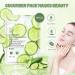 Cucumber Face Mask 5pc Hydrating Face Masks Hyaluronic Acid Anti Aging Soothing Brightening Skin Face Sheet Masks Replenish Moisture Skin Brightening Skin Barrier Repair Moisturising Face Mask Green-Cucumber - Buy Online on SooperMarket.com
