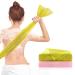 2 Pieces African Net Sponge African Exfoliating Net for Body Premium Nylon African Wash Net Shower Body Scrubber Back Scrubber Skin Smoother Long Net Bath Sponge for Daily Use (Pink+Yellow)