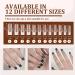 24PCS Long Black French False Nails | Square Full Cover Press On Nails for Women - Jelly Glue Included | Nail Art for Girls - Buy Online on SooperMarket.com