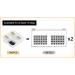 100 Pcs DIY Eyelash Extensions | Thin Stem Lash Cluster Set 10/12/14/16mm | Reusable Makeup | Self-application | HHX04 Mix10-16mm - Buy Online on SooperMarket.com