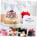 Warmhm 10 Sets Cake Insert Decor Party Supplies Graduation Cake Toppers Graduation Cupcake Topper Cake Picks Grad Cupcake Toppers European and American Plug-in Red Paper Redx2pcs 16.00X13.00X0.10CMx2pcs - Buy Online on SooperMarket.com