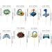Cyodoos 48Pcs Video Game Cupcake Toppers Assembled Game On Controllers Cupcake Picks GamePad Cake Decorations for Game Theme Baby Shower Kids Boys Girls Birthday Anniversary Party Decorations Supplies - Buy Online on SooperMarket.com