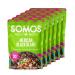 SOMOS Mexican Black Beans Seasoned Black Beans Gluten Free Non-GMO Plant Based Vegan Microwavable Meals Ready to Eat 10oz Black Bean Bag (Pack of 6)