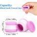 4 Pack Multi-Colored Cosmetic Containers 20ml - Silicone Screw Cap for Creams Lotions & Tablets - Ideal for Travel & Outdoor Use - Buy Online on SooperMarket.com
