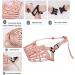 Soft Basket Dog Muzzle for Small Medium Large Dogs - Prevent Biting, Chewing, and Barking - Breathable, Adjustable Straps - Pet Puppy Mouth Cover (S Pink) - Buy Online on SooperMarket.com