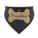 printplanet - Dog scarf with name or text - Scarf for dogs - Layout dog tag - Size M Size M Dog tag