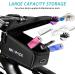 BIKEPACK Waterproof Bike Phone Bag - Top Tube Handlebar Bag with TPU Touch Screen Sun Visor - Durable & Large Capacity - Fits Phones Under 6.5'' | BPOB24 - Buy Online on SooperMarket.com