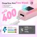 SAVILAND 12W Handheld LED UV Nail Lamp Fast Curing: Portable Mini UV Nail Lamp for Gel Nails 3 Timers 10/30/60S LED UV Lamp Rechargeable USB Nail Dryer for Home Personal DIY Self Use C-Pink Handheld Nail Lamp - Buy Online on SooperMarket.com