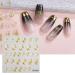 Dornail 6 Sheets 5D Crystal Nail Stickers | Irregular Geometric Frames & Heart Designs | Self-Adhesive Nail Art Accessories for Women - Buy Online on SooperMarket.com