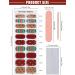 EBANKU Christmas Glitter Gel Nail Polish Strips - Long Lasting, Waterproof Full Wraps Stickers with Nail File & Wipes - UV/LED Lamp Required | SDTRK16 - Buy Online on SooperMarket.com