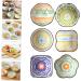 Zerodeko 6pcs Ceramic Saucer Mini Serving Dish Seasoning Bowl Dipping Sauce Plates para Mini Postres Small Ceramic Dish Seasoning Dish Sauce Bowl Dip Dishes Dipping Dish Ceramics re-usable - Buy Online on SooperMarket.com