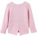 SMILING PINKER Toddler Girls Knit Cardigan Pink | Soft Warm Sweater 12-24 Months - Buy Online on SooperMarket.com