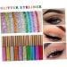 Healeved 10pcs Liquid Eyeliner Eyeshadow Eye Shadow Glitter Eyeliner Shinny Eyeliner - Buy Online on SooperMarket.com
