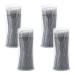 G2PLUS 400PCS Micro Applicators Brushes Crystal Black Disposable Disposable Micro Applicators Eyelash Extension Swabs for Eyelashes Extensions Crafting