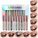 SUMEITANG 10 Colors Liquid Glitter Eyeshadow Set - Metallic Pigments for Sparkling Smokey Eye Looks - Long Lasting Waterproof Makeup Kit - Buy Online on SooperMarket.com