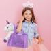 Latocos Unicorn Gifts for Girls Age 3-8: Plush Unicorn Stuffed Animal Blanket Bag - Perfect Kids Birthday or Christmas Present for Toddlers 3-8 Years Old - Buy Online on SooperMarket.com
