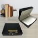 Lineco LIN-733-BB3D Archival Oversized 3-Ring Album Box with Clamshell Lid - Black (1 Pack) - Buy Online on SooperMarket.com