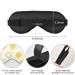 Haskirky Light Blocking Eye Mask | Adjustable Breathable Design for Deep Sleep | Men and Women | Travel, Yoga, Meditation | Yellow Graffiti Design - Buy Online on SooperMarket.com