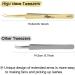 Professional Gold Curved Eyelash Extension Tweezers - Stainless Steel Precision for Volume Lashes | HG-T1 - Buy Online on SooperMarket.com