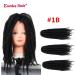 18 Inch Eunice Hair 3 Packs Synthetic Marley Braid Extensions - Afro Kinky Bulk Twist Crochet Braids #1B 46cm - Buy Online on SooperMarket.com